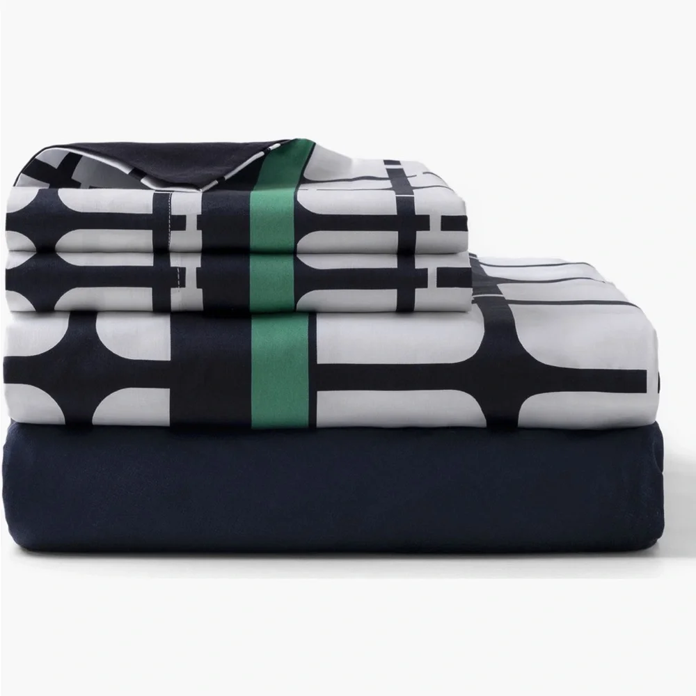 NWT Brooks Brothers Queen Sheet Set